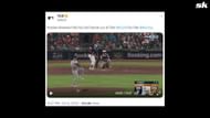 Yordan Alvarez has hit his third home run of the ALDS series